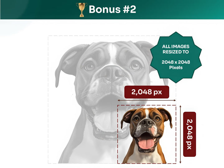 Get your bonus #2 – Boxer Digital Art in 2048x2048 px, Perfect for Phone Cases, Photo Frames, and Small Designs
