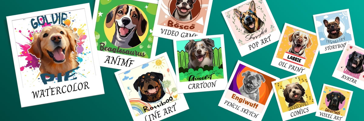 🖼️ Why Our Dog Portrait Bundles Are Built for POD Success